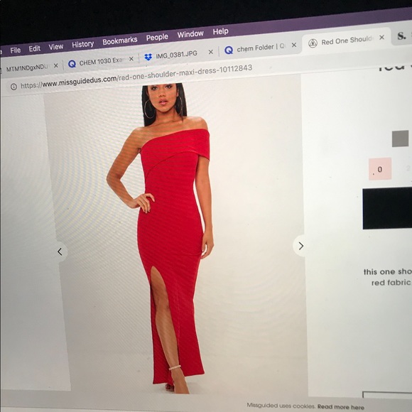 Formal red dress - Picture 4 of 7